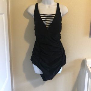 Black swimsuit one piece